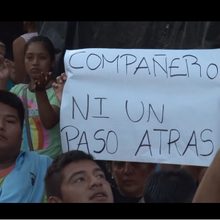 “No vamos a desocupar la plaza hasta tanto liberen a Milagro y se abra una instancia de diálogo”
