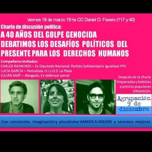 “Que la horizontalidad deje de ser una palabra para empezar a llevarla a la práctica”