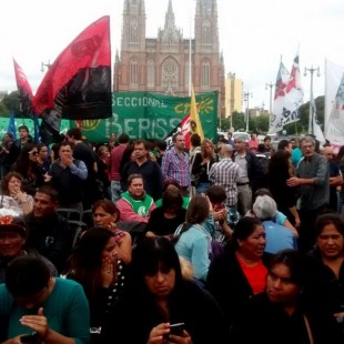 Fuerte movilización en rechazo al protocolo antipiquete