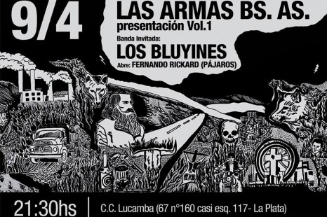 LAS ARMAS BS. AS.: “Lo que no los deja dormir es otra cosa, no el rock”