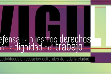 Vigilia Cultural de TOC: «Este momento la clase trabajadora tiene que estar unida».