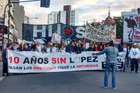 Acá falta Jorge Julio López