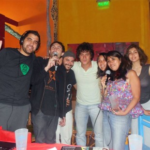 Transmisión especial de Radio Estación Sur en la Fiesta de la Cerveza