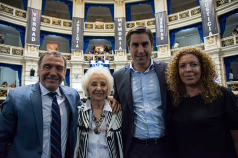 Estela de Carlotto inauguró en Diputados la Semana de la Memoria