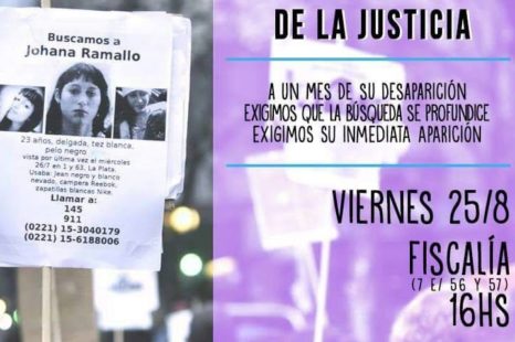 «Uno se puede imaginar lo que atraviesa una familia que tiene un integrante muy querido del que hace un mes no sabe nada”