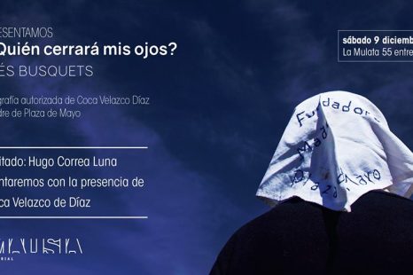 El sábado presentarán el libro «¿Quién cerrará mis ojos?»