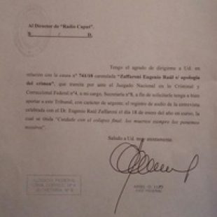 «Se trató de un atentado contra la libertad de expresión»