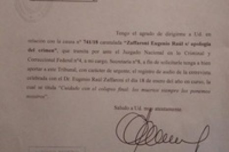 «Se trató de un atentado contra la libertad de expresión»