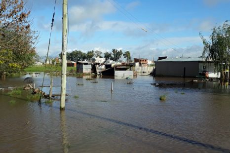 Los Robles inundado: «La lluvia nos tomó por sorpresa»