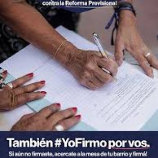 1 millón de firmas al Congreso
