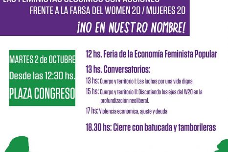 «El Women 20 es una farsa para dar legitimidad al G-20»