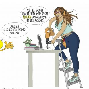 «Es chistoso que NIK me roba e Instagram no hace nada, pero me baja mi viñeta a las dos horas de publicarla»