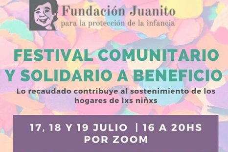 Festival solidario on line para la fundación de niñez Juanito