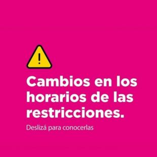 Se extendió el horario de las restricciones nocturnas en La Plata