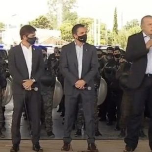 Berni señaló a los policías: «Desafían a la autoridad de gobierno»