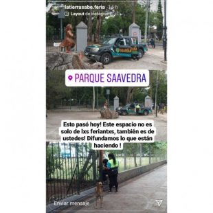 La municipalidad prohíbe el ingreso de artesanes y vecines a la parte cerrada del Parque Saavedra
