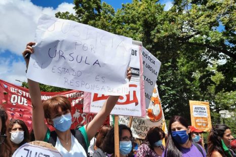 Movilizaron por el femicidio de Úrsula