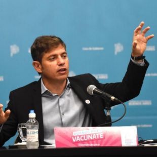 Kicillof anunció 150 mil nuevos turnos de vacunación para mayores de 70 años