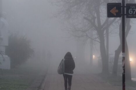 La Plata amaneció con bancos de niebla y neblina